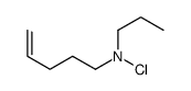 N-chloro-N-propylpent-4-en-1-amine结构式