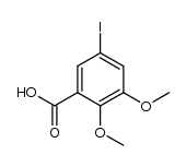 2,3-dimethoxy-5-iodobenzoic acid Structure