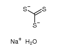 trithiocarbonic acid , sodium salt结构式