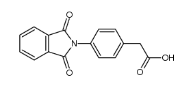 2-(4-(1,3-dioxoisoindolin-2-yl)phenyl)acetic acid结构式