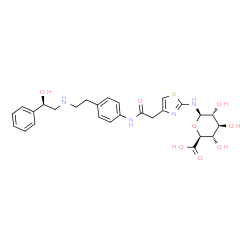 Mirabegron N-Glucuronide Structure