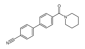 4-[4-(Piperidinocarbonyl)phenyl]benzonitrile structure