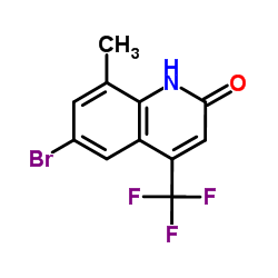 6-Bromo-8-methyl-4-(trifluoromethyl)-2(1H)-quinolinone Structure