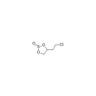 4-(2-氯乙基)-1,3,2-二氧杂环戊烷-2-氧化物结构式