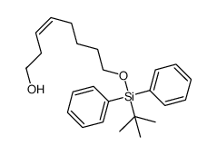 (Z)-8-((tert-butyldiphenylsilyl)oxy)oct-3-en-1-ol Structure