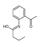 N-(2-acetylphenyl)butanamide结构式