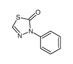 3-phenyl-1,3,4-thiadiazol-2-one结构式