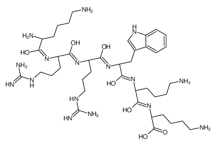 lysyl-arginyl-arginyltryptophyl-lysyl-lysine Structure