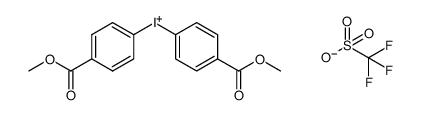 di-[4-(methoxycarbonyl)pheny]iodonium triflate结构式