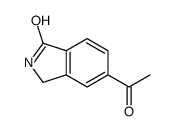 5-acetyl-2,3-dihydroisoindol-1-one Structure
