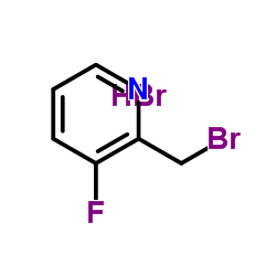2-(溴甲基)-3-氟吡啶氢溴酸盐结构式