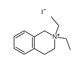 N,N-Diethyl-1,2,3,4-tetrahydroisochinoliniumiodid Structure