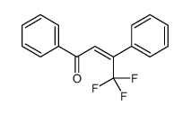4,4,4-trifluoro-1,3-diphenylbut-2-en-1-one Structure
