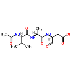 乙酰基-缬氨酰-丙氨酰-天冬氨醛结构式