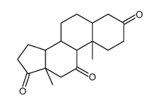 (5α)-Androstane-3,11,17-三酮结构式