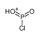 chloro-hydroxy-oxophosphanium Structure