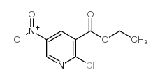 2-氯-5-硝基烟酸乙酯结构式