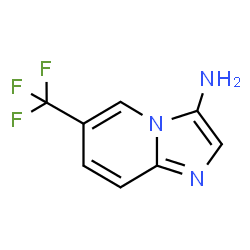 3-氨基-6-三氟甲基咪唑并[1,2-A]吡啶结构式