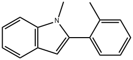 1-methyl-2-o-tolyl-1H-indole结构式
