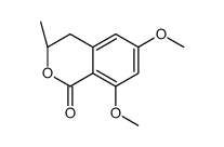 (R)-3,4-Dihydro-6,8-dimethoxy-3-methyl-1H-2-benzopyran-1-one Structure