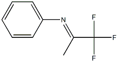 N-(2,2,2-Trifluoro-1-methylethylidene)benzenamine Structure