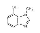 1-甲基-1H-苯并咪唑-7-醇结构式