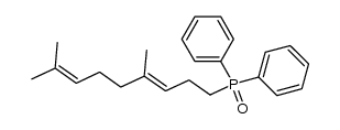 1-(Diphenylphosphinyl)-4,8-dimethyl-3,7-nonadiene结构式