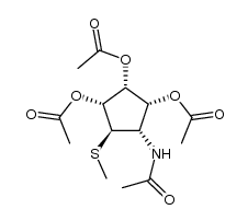 (+)-tetraacetylmannostatin A结构式