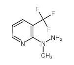 N-[3-(三氟甲基)-2-吡啶基]-N-甲基肼结构式