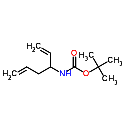 Carbamic acid, (1-ethenyl-3-butenyl)-, 1,1-dimethylethyl ester (9CI)结构式