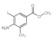 Methyl 4-amino-3-iodo-5-methylbenzoate Structure