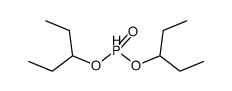 bis(1-ethylpropyl)phosphonate Structure