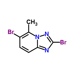2,6-Dibromo-5-methyl[1,2,4]triazolo[1,5-a]pyridine Structure
