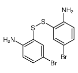2-[(2-amino-5-bromophenyl)disulfanyl]-4-bromoaniline结构式
