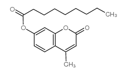 4-methylumbelliferyl nonanoate结构式