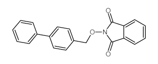 1H-Isoindole-1,3(2H)-dione,2-([1,1'-biphenyl]-4-ylmethoxy)-结构式