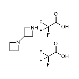 1-(氮杂环丁烷-3-基)氮杂环丁烷双(2,2,2-三氟乙酸)结构式