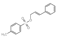 1-cinnamyloxysulfonyl-4-methyl-benzene结构式