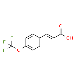 (E)-3-(4-(Trifluoromethoxy)phenyl)acrylic acid Structure