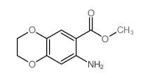 7-氨基-2,3-二氢苯并[b][1,4]二噁英-6-羧酸甲酯结构式