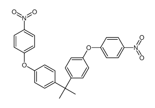 1-(4-nitrophenoxy)-4-[2-[4-(4-nitrophenoxy)phenyl]propan-2-yl]benzene结构式
