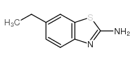 6-乙基苯并[d]噻唑-2-胺结构式