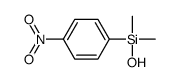 DIMETHYL(4-NITROPHENYL)SILANOL Structure