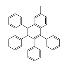 6-methyl-1,2,3,4-tetraphenylnaphthalene结构式