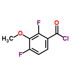 2,4-Difluoro-3-methoxybenzoyl chloride结构式