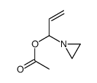 1-(aziridin-1-yl)prop-2-enyl acetate Structure