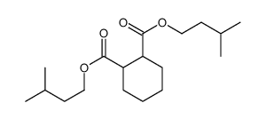 bis(3-methylbutyl) cyclohexane-1,2-dicarboxylate Structure