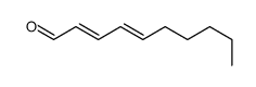 (E,Z)-2,4-decadien-1-al Structure