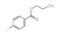 Benzoic acid,4-chloro-, propyl ester结构式