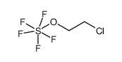 (2-chloro-ethoxy)-pentafluoro-λ6-sulfane Structure